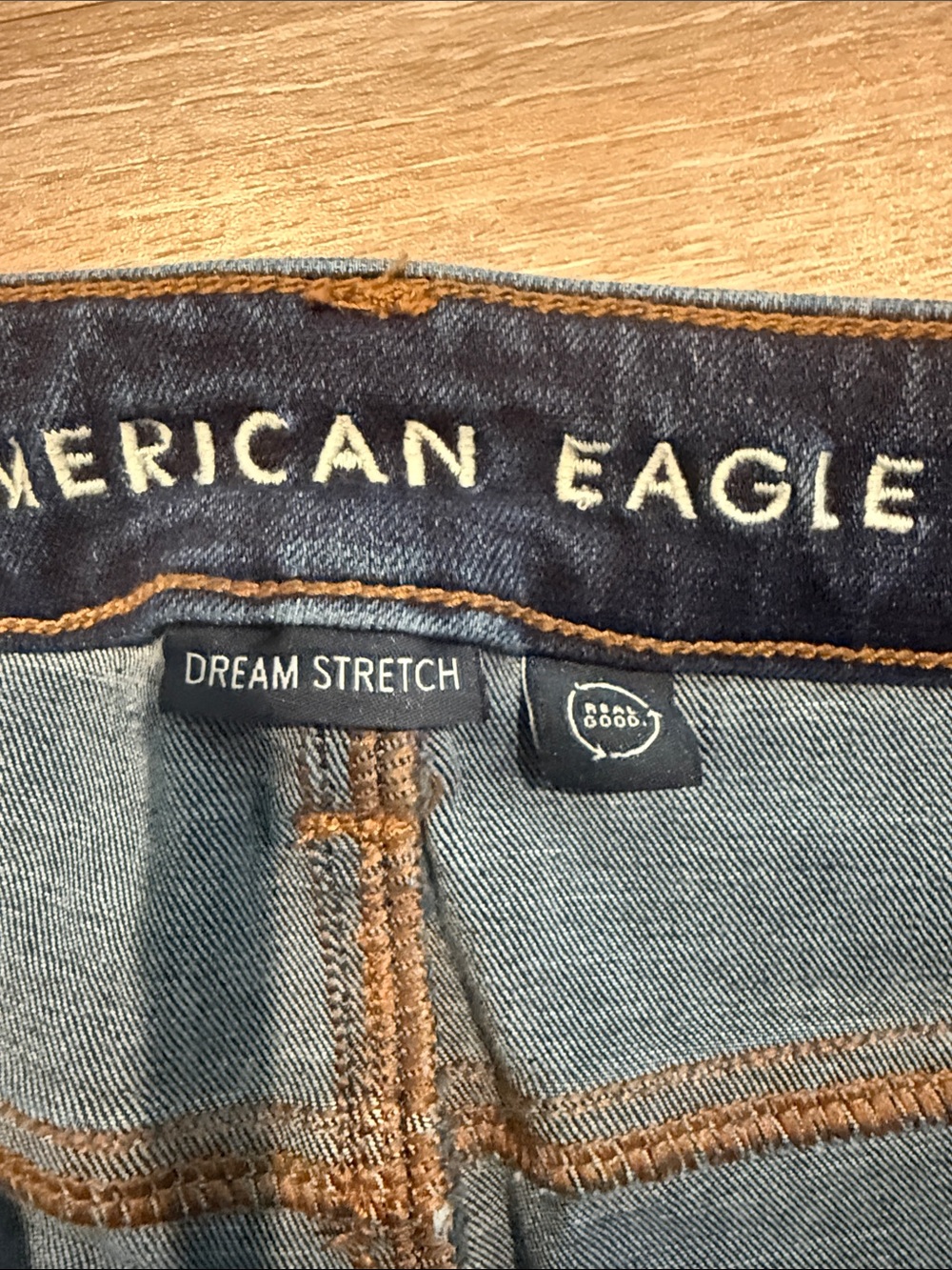American Eagle Outfitters Navy High-Rise Skinny Jeans - Picture 3 of 5